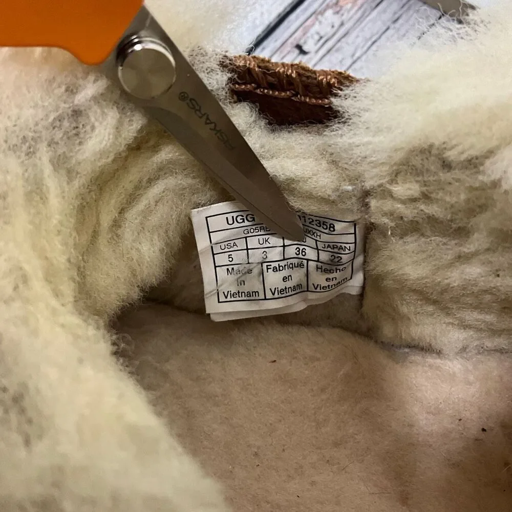 UGG MaKay Chestnut Shearling Ankle Boots
